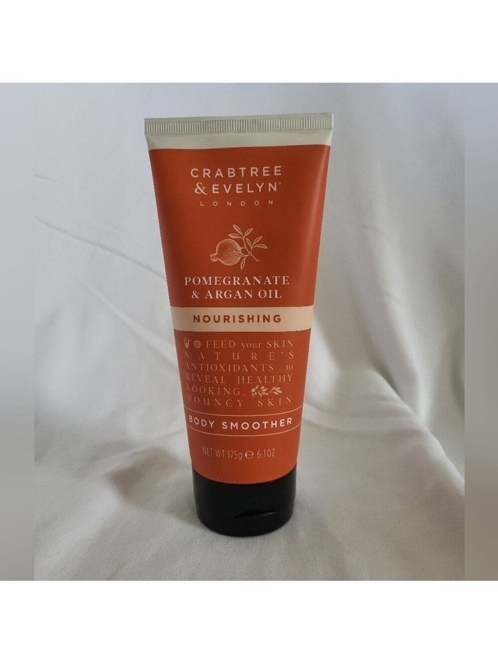 Crabtree & Evelyn Nourishing Body Smoother - Pomegranate & Argan Oil  Made In UK